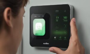 why is my ecobee flashing green